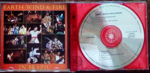 Imagem 2 de 3 de Cd (nm) Earth, Wind & Fire In Brazil Ed Br 1996 Re Esp C/led