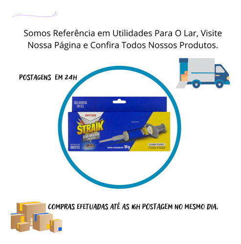 Gel Straik Mata Formigas Doceiras Inseticida Veneno 10g