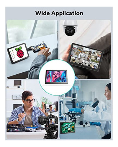 Monitores De Video Eyoyo Monitor De 5 Pulgadas, Pantalla Lcd