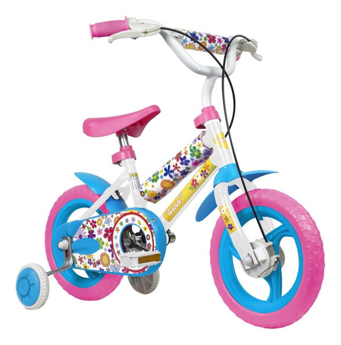 Bicicleta Infantil Rod 12 Bmx Rueda Maciza Rosa - Del Tomate Color Blanco