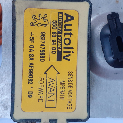 Módulo De Airbag Pretensores Cinturones Peugeot 206 Original