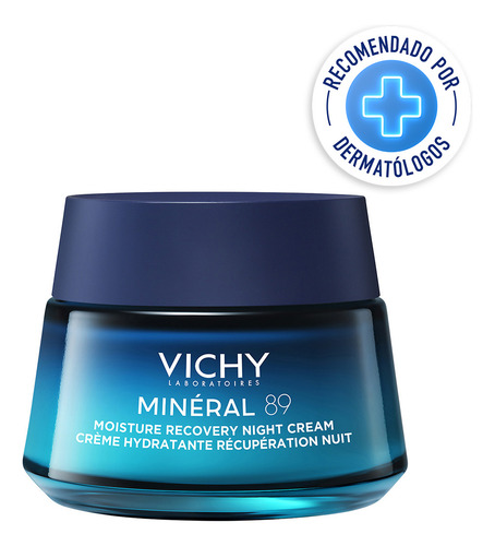 Vichy Minéral 89 Melatonina Crema Reparadora De Noche 50 Ml Todo Tipo De Piel Noche
