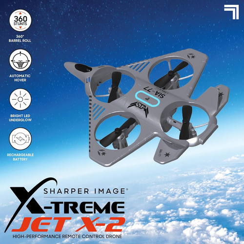 Sharper Image® X-treme Jet X-2 Dron De Control Remoto De Alt