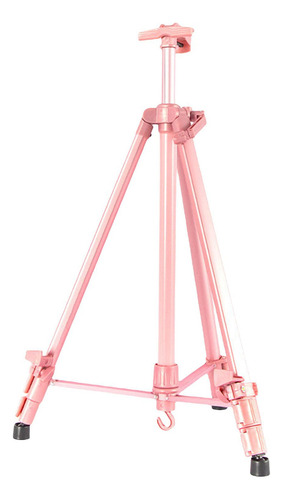 Caballete De Lienzo De Pintura De Altura Ajustable Con Rosa