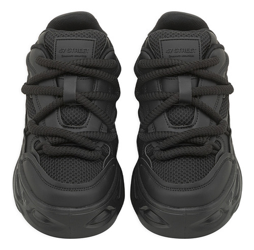 Zapatillas 47 Street Orbit Mujer Negra Solo Deportes