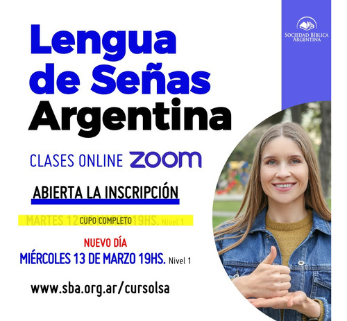 Curso Lengua De Señas Argentina - Nivel 1  - Completo