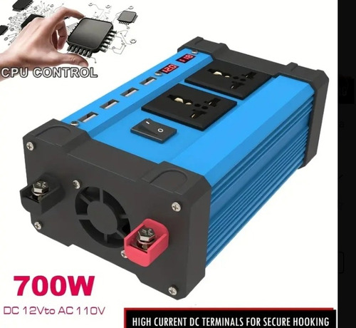 Inversor De Corriente 700w 12v A 110v