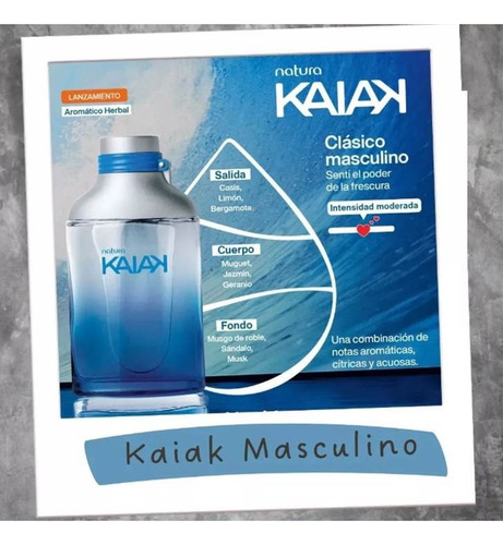 Eau De Toilette Masculino Kaiak Clasico Natura