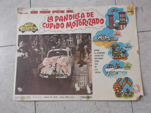 Original Poster Lobby Card La Pandilla De Cupido Motorizado!