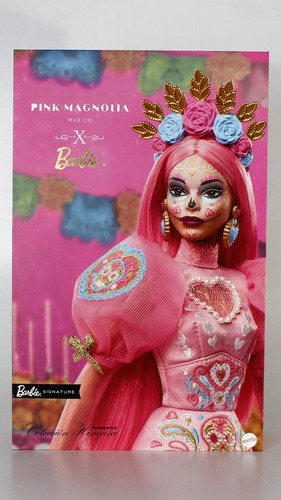 Mattel Barbie Pink Magnolia Día De Muertos 2023 Premium
