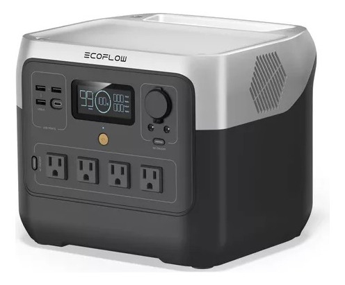 Estación D Energía Portátil Eco Flow 1600w River 2 Pro Usb C