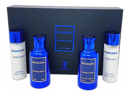 Bharara Double Bleu Set De 4 Pz Para Hombre