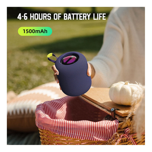 Bocina Bluetooth Inalámbrico Portátil De 10 W, Caja De Soni