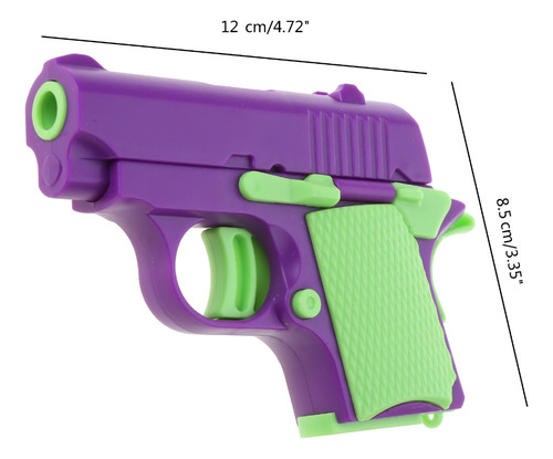 (o) Minijuguete Fidgets Guns Con Impresión 3d Zanahoria Guns