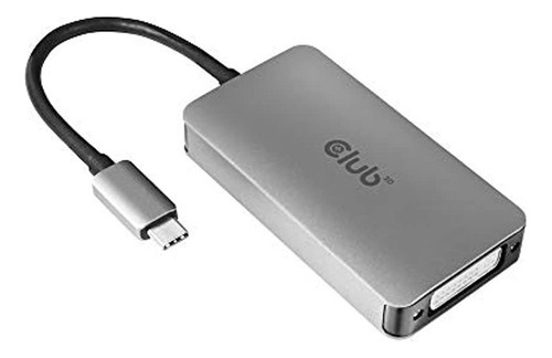 Club 3d Cac-1510-a - Adaptador De Usb C A Dvi-d De Doble Enl