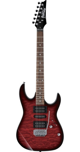 Guitarra Electrica Ibanez Roja Grx70qa-trb )