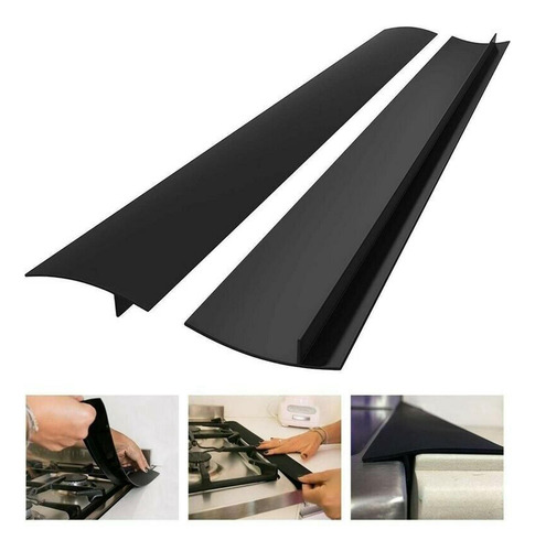 2 Tapa De Silicona Para Estufa Resistente Al Negro 25
