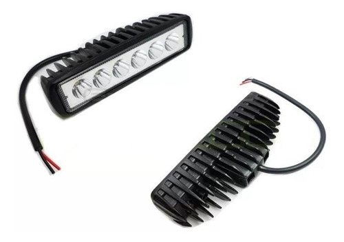 Neblinero De 6 Led 18w Potencia Alargado Hjg X2 Unidades