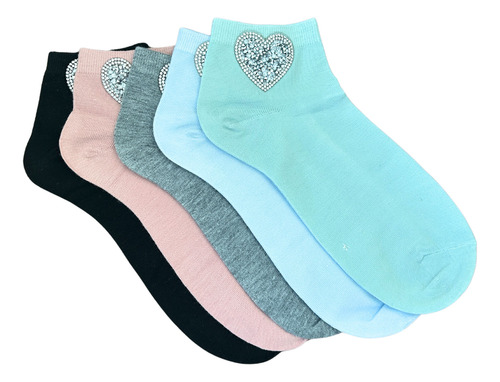 Calcetin Tin Calceta Unitalla Ye Para Mujer 12 Pares Mayoreo