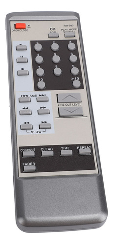 Disco De Control Remoto Para Reproductor De Cd Abs Rm 990 De