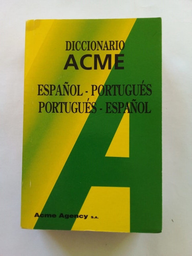 Imagen 1 de 2 de Diccionario Español Portugués - Acme 1999