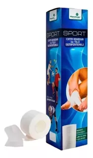 Cinta De Tela Adhesiva X 9 Mts - Vendaje Deportivo - Premium Color Blanco