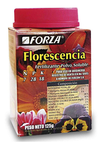 Forza Soluble Florescencia X 125 Grs