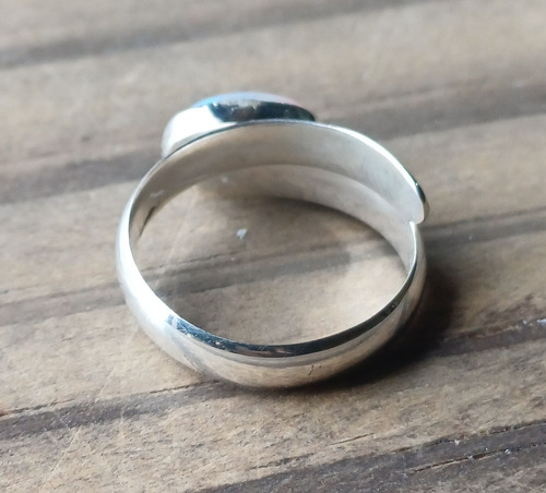 Anillo Opalo De Etiopia Plata 925 Ajustable Proteccion Art09 Plateado Ajustable