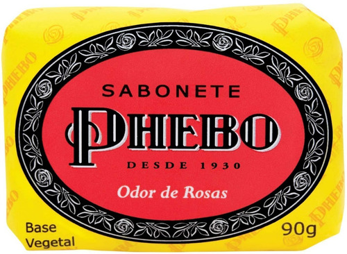 12 Unidades -- Sabonete Phebo Odor De Rosas 90g