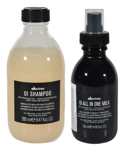 Oi Shampoo + Oi All In One Milk Davines