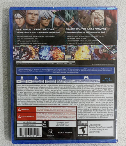 The King Of Fighters Xv - Ps4/ps5 Nuevo FĂsico