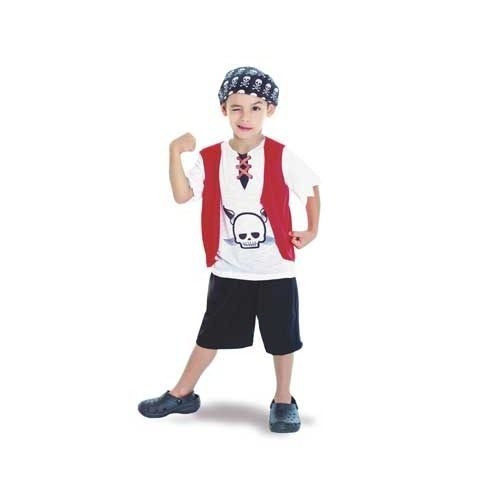 Fantasia Infantil Pirata Da Caveira Gg Cosplay