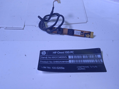 Webcam Laptop 100-5205la Hp Omni 100 Pc (Usado)