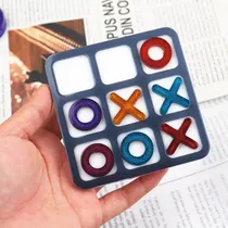 Comprar Molde De Silicona,tres En Raya,resina Epoxica,resina,juego
