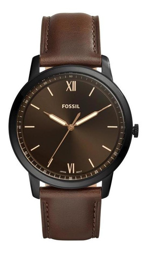 Relógio Fossil The Minimalist Masculino Marrom Fs5551/0mn