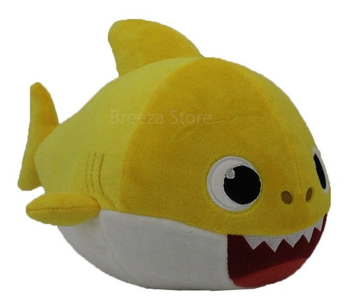 Pelúcia Baby Shark Original Amarelo Que Me Abraça 2351 Sunny