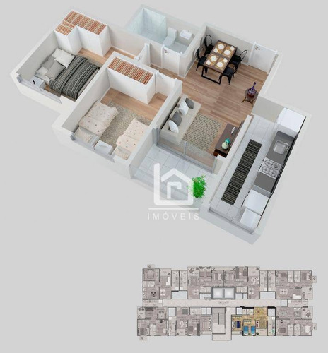 Imagem 25 de 30 de Residencial Monte Olimpo: 2 Quartos Para Investimento Com Entrada De R$8.800 E Parcelas Que Cabem No Seu Orçamento - Entrega Julho/2022! - Ap0453