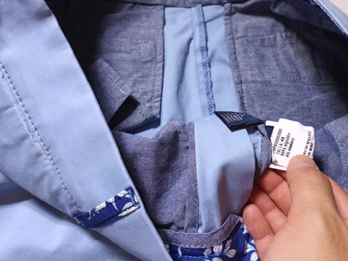 Bermuda Azul Claro Harmont & Blaine Caballero Talla 30mx.