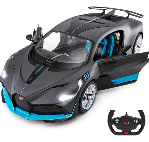 Auto A Control Remoto Bugatti Divo Escala 1/14 Rastar Color Gris