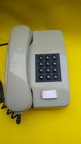 Mundo Vintage: Viejo Telefono Beige Botones Cj9 Tyo