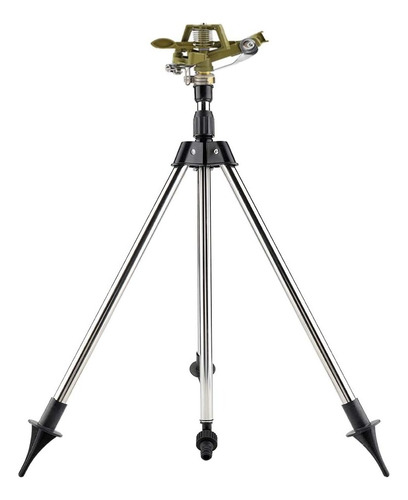 Kit De Riego, Aspersor Impacto Bronce 1/2 + Trípode Aluminio