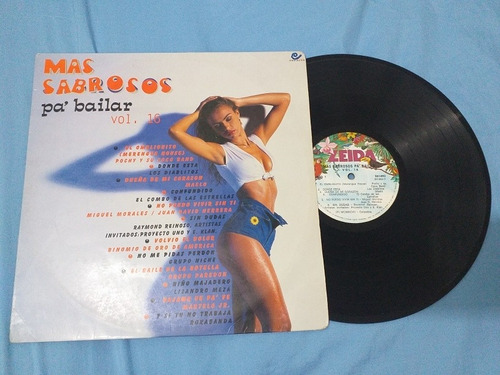 Más Sabrosos Pá Bailar Vol 16 Lp Vinilo Raro Zeida 1997