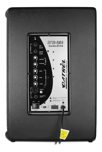 Caixa De Som Ativa Falante 12 250w Rms At12-250 Pop - Datrel