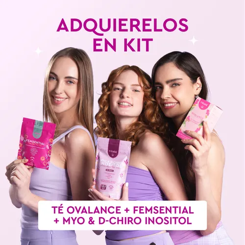 Vitatú | Myo Inositol & D-Chiro Inositol relación 40:1 con Folato + Vitamina D3 + Zinc, Suplemento Alimenticio en polvo diseñado para Mujeres (225 g c/u), 45 días de duración