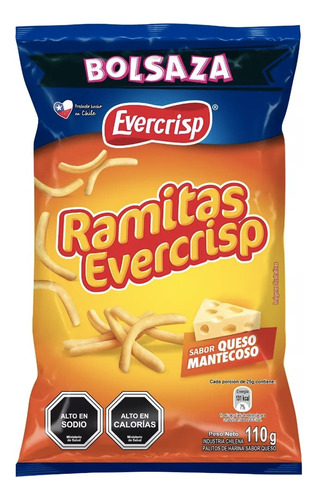 Ramitas Evercrisp Sabor Queso Mantecoso 110g