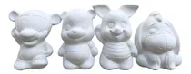 Comprar Alcancias Sin Pintar Winnie Pooh Tiguer Y Sus Amigos 10 Pzs Yeso Sin Pintar