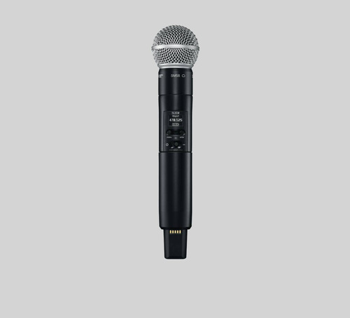 Sistema Inalámbrico Dual C/micrófono Mano Shure Slxd24d/sm58 Color Negro