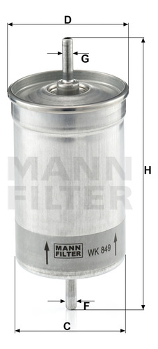 Filtro De Combustible Volvo S70 2.5 T