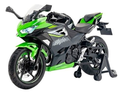 Kawasaki Ninja 400 Miniatura Metal Moto Con Luces Y Sonido