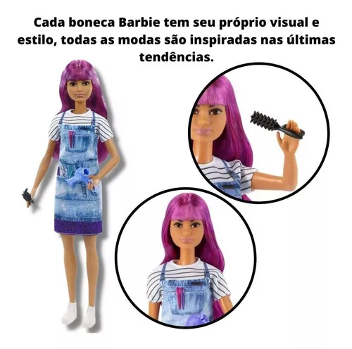 Jogo da barbie cabeleireira